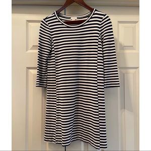 J. Crew Stripe Cozy mini dress